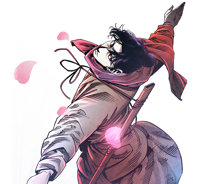 Персонаж из Деревенский Мечник Без Клинка