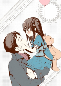 Дядюшка и девочка вместе