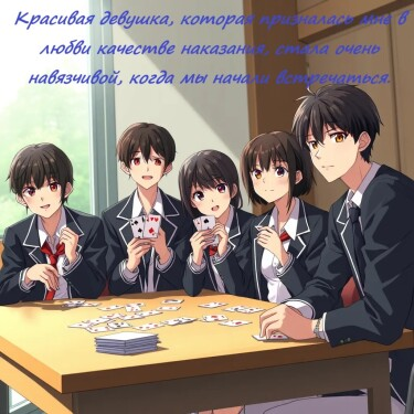 Красивая девушка, которая призналась мне в любви качестве наказания, стала очень навязчивой, когда мы начали встречаться