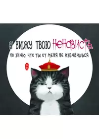 Я вижу твою ненависть. Но знаю, что ты от меня не избавишься
